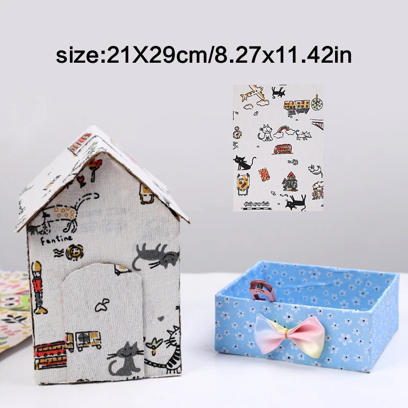 20*30 Diy текстильная ткань альбом для вышивки селфи-палка красочные украшения бумажные наклейки художественная бумага Diy аксессуары печать цветок