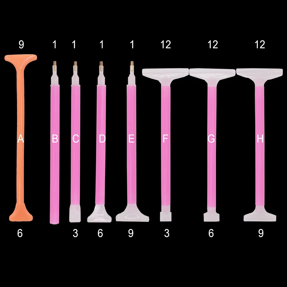 

Набор для самостоятельной вышивки, Алмазная мозаика, стальной пластиковый клей, грязь, ручка, лоток, набор инструментов для алмазной живописи, инструмент для сверления 1000 шт./лот