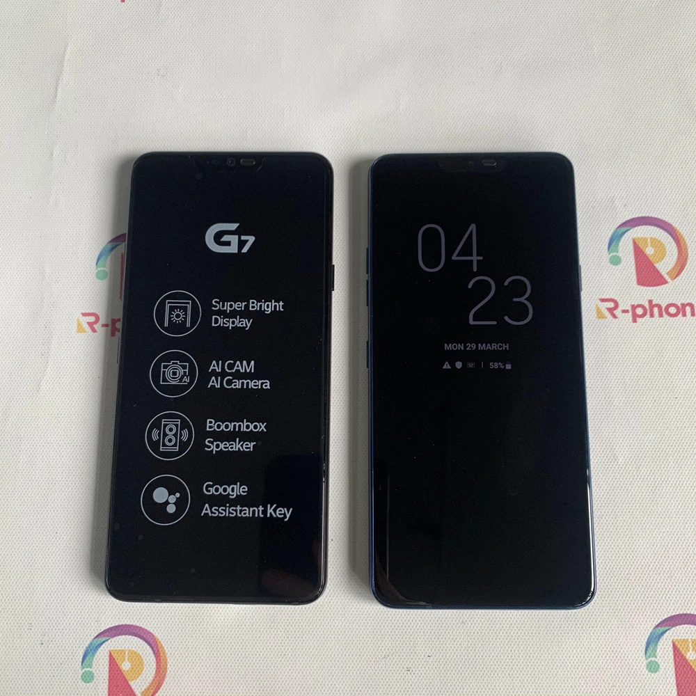 buy refurbished iphone LG G7 G710N G710VM G710ULM Refurbished Mobile Phone 6.1" 4GB+64GB Qualcomm ThinQ Cellphone 845 Dual Back Camera LTE Unlocked apple refurbished iphone