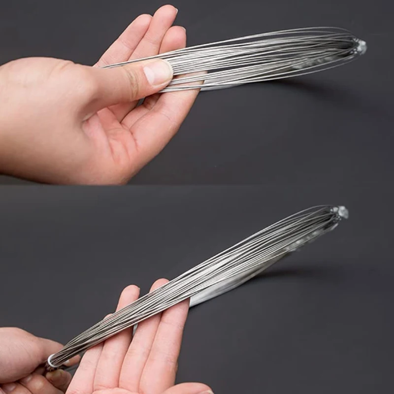 304 Stainless Steel Wire Single Bright Stainless Wire Diameter 0.02-3.0mm Length 1m/5m/10m