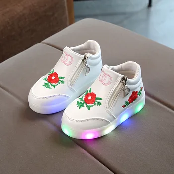 

Size 21-36 Children's Luminous Shoes For Girls Glowing Sneakers Girls Lighted Sneakers Shoes Kid Sneakers with Luminous Shoes
