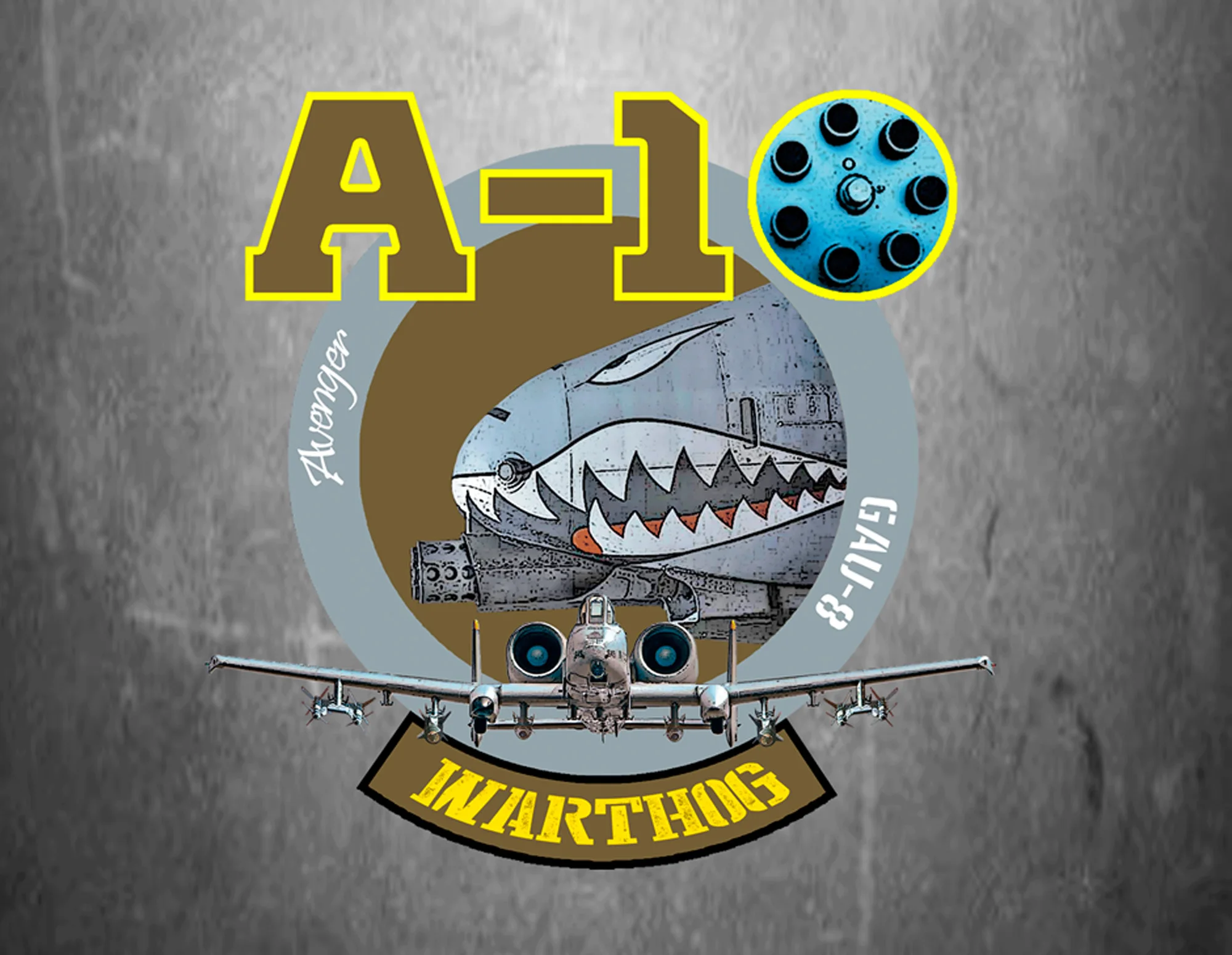 Creative Design A 10 Warthog Attack Aircraft Machine Gun Logo T Shirt.  Summer Cotton O Neck Short Sleeve Mens T Shirt New S 3XL|T-Shirts| -  AliExpress
