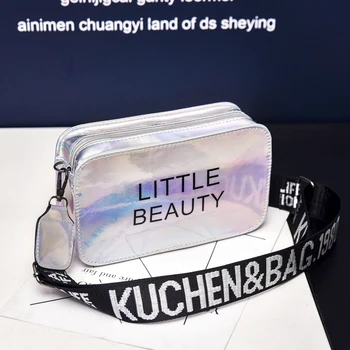 

2019 Laser Korean Version of Jelly Package Female Slung Shoulder Bag