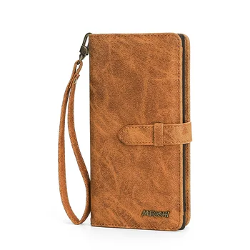 

Elegant Flip Leather Wallet Case Magnetic Phone Case For Iphone Xs Max Samsung Phone Hand Made Stand Business Card Holder Wallet