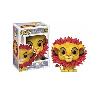 

FUNKO POP Cartoon Movie The Lion King Simba #302 PVC Action Figure Collected Model toys for Children Birthday Gift