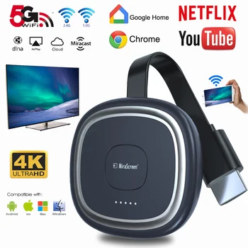 

G20 TV Stick 5G WiFi Video 4K Full HD Display Dongle HDMI Media Video Streamer TV Dongle Receiver For Google chromecast netflix