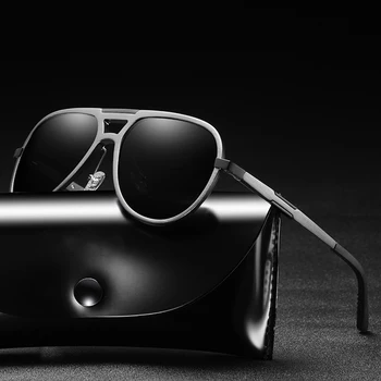 

Premium Military Style Classic Sunglassess Men's Driving Glasses,Al-Mg Metal Frame