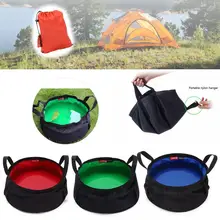 Складной умывальник в сумке для переноски на открытом воздухе для кемпинга, гигиеническая мойка зеленого цвета