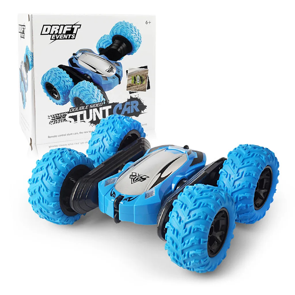 Intelligent RC car 4WD 2.4GHz Stunt Car Double Sided 360° Flip Remote Control Toys for Kids kids toys juguetes zabawki игрушки