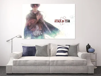 

[Self-Adhesive] 3D Attack On Titan 132 Japan Anime Wall Stickers Mural Decal Wall Murals AJ WALLPAPER Belly