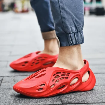 

Summer Men's and Women's Shoes Beach Sandals Foam Cozy Soft Breathable and Quick-drying Slippers Comfort Swimming Couple Models