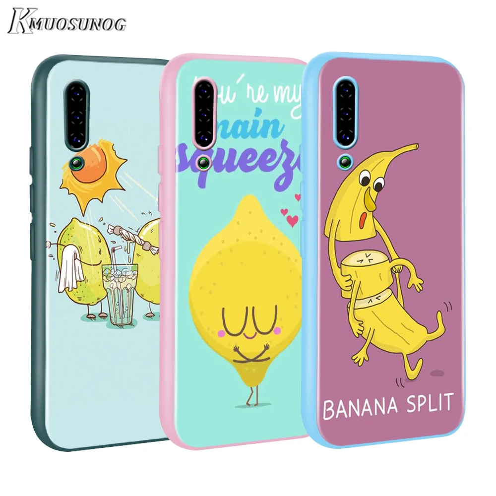 

Fashion funny food Baseus Candy Color Cover for Xiaomi Mi NOTE 10 9 8 Pro 9T SE A1 A2 A3 CC9 SE Lite F1 Phone Case