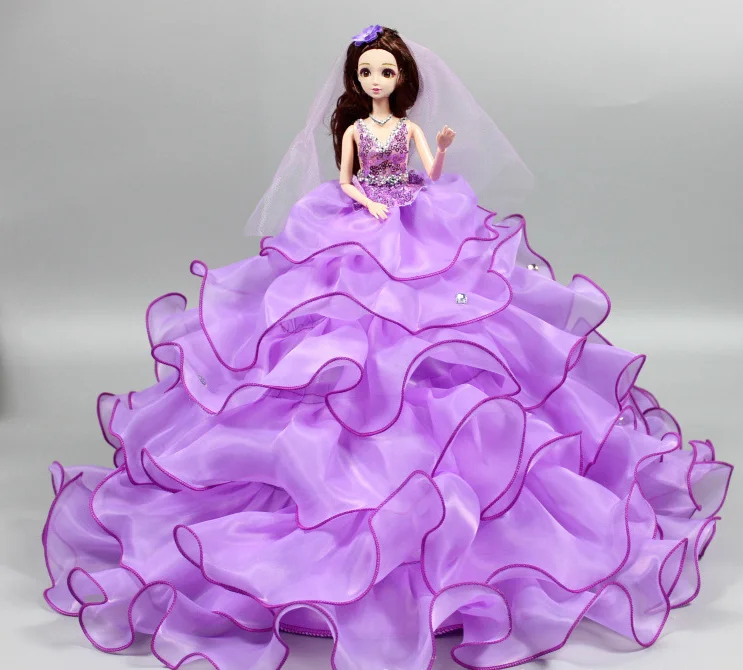 purple doll organza