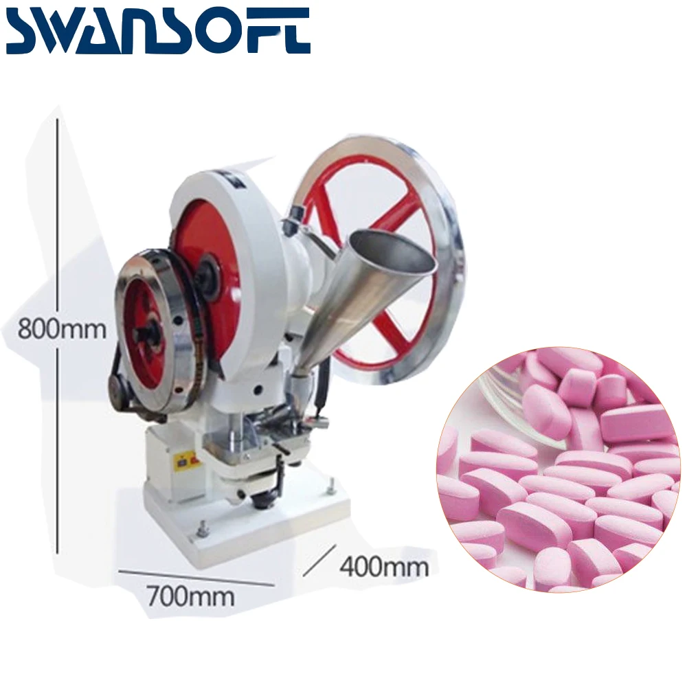 

Professional TDP5 Tablet Press Machine For Single Punching Milk Slice Calcium Tablet Making Hand-Operated Pill Press Maker