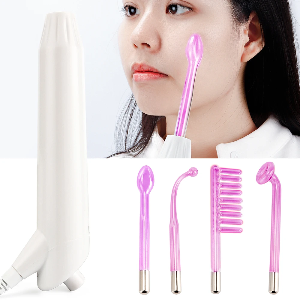 Tubo de Vidro Cuidados com a Pele Alta Frequência Eletrodo Eletroterapia Dispositivo Beleza Facial Acne Manchas Rugas Removedor Spa Salão Casa 23 dispositivo beleza cuidados com a pele facial