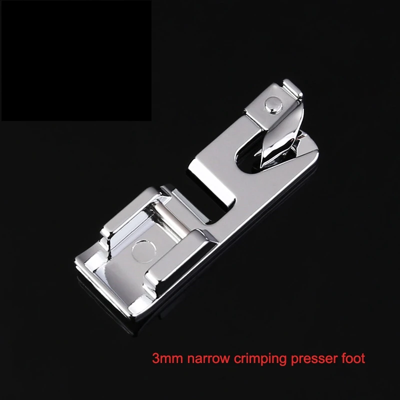 3mm narrow crimping presser foot