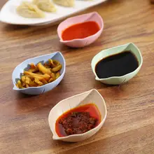 4 шт. Лист-форма кухонный соус тарелки и миски приправа блюдца контейнер для еды посуда