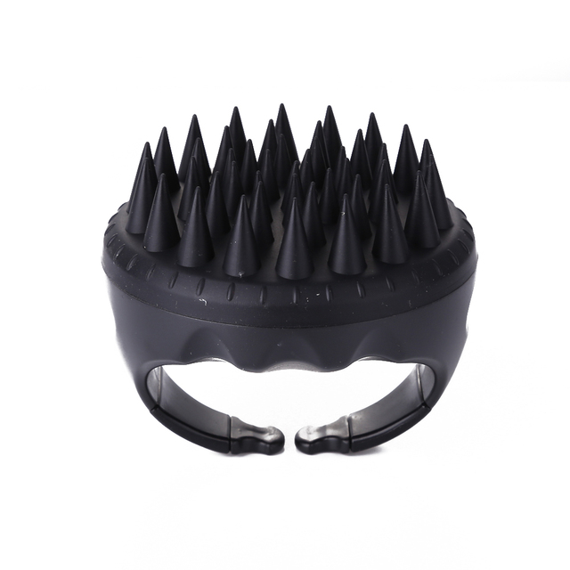 Silicone Shampoo Brush Handheld Round Soft Scalp Massage Brush Bath Massage Brush Hair Shower Brush Comb Hair Care