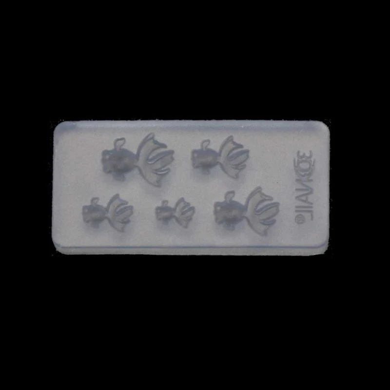 

Cute Vivid Mini Size Goldfish Pendant Silicone Resin Mold Jewelry Making Tools