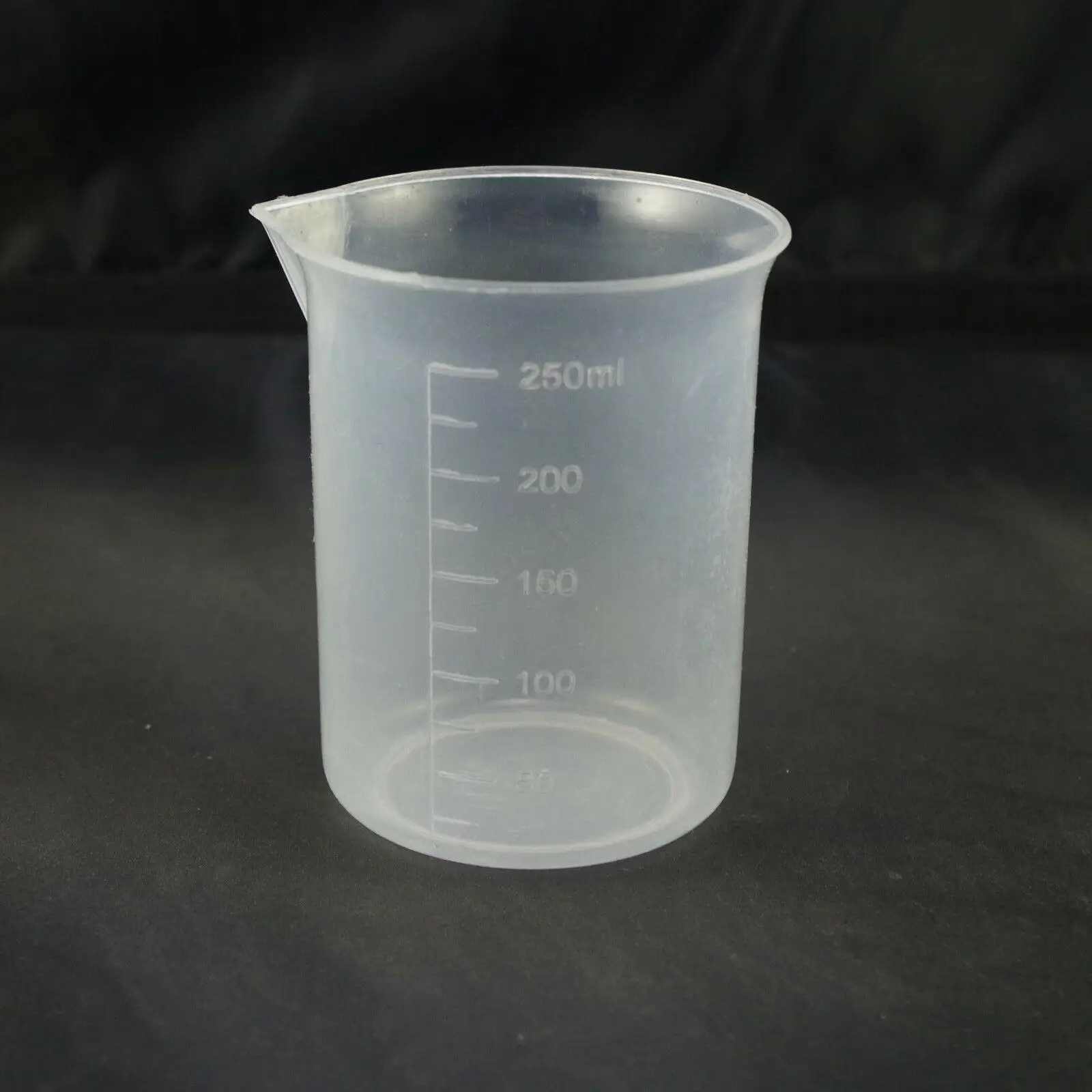 10PCS 250ml Plastic Polypropylene PP Measuring Beaker Laboratory ...
