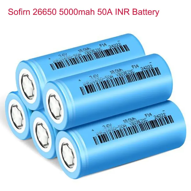 Литий-ионный аккумулятор Sofirn PLB 26650 50 А 5000 мАч | Электроника