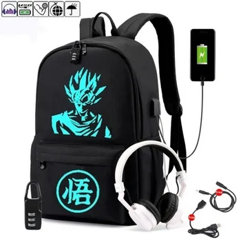 

Dragon Backpack Ultra Instinct Goku Z Luminous Backpack Casual School Bags Teenager Boys Girls Teenager Mochila Bolsa