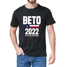 Camiseta para hombre y mujer, 100% algodón, informal, Harajuku, Texas Beto Orourke, 2022