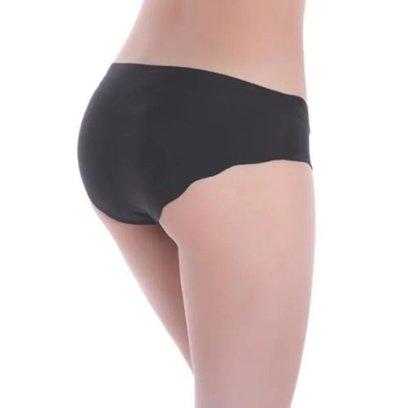 Solid Women Invisible Seamless Soft Thong Lingerie Briefs Hipster Underwear Panties