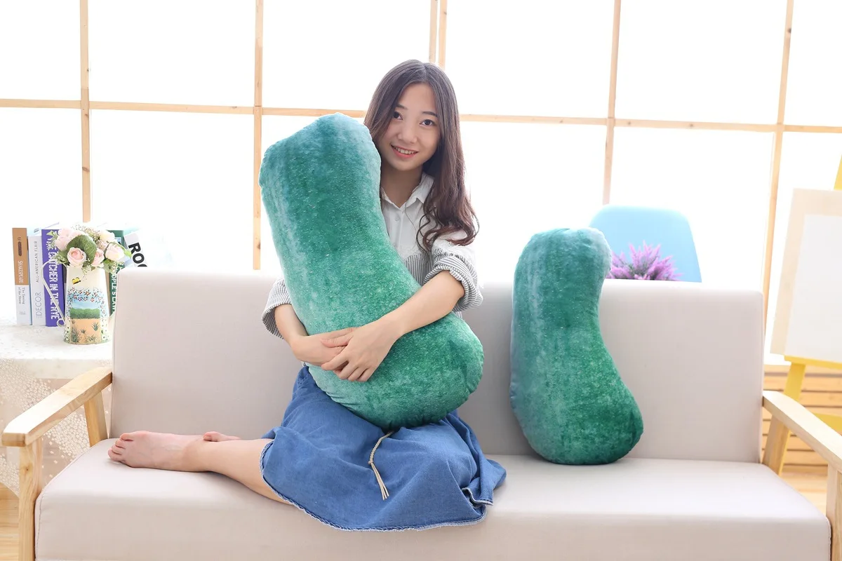 Creative Model Watermelon White Gourd Plush Toys Pillow Birthday Gift Home Decoration Photographic Prop