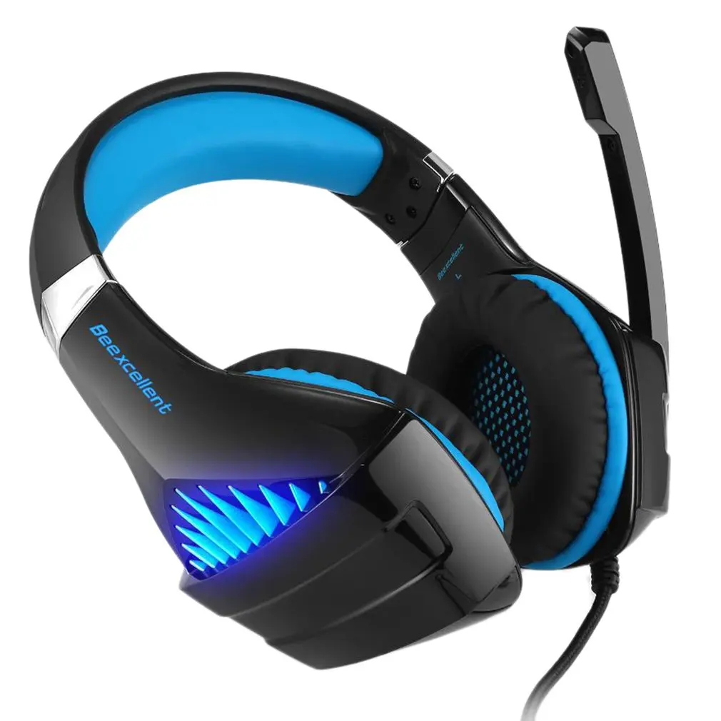 cheap EastVita G2000 3.5mm Wired Gaming Headset PC Headphhone Gamer Stereo Gaming Headphone With Microphone Led For Computer Gamer