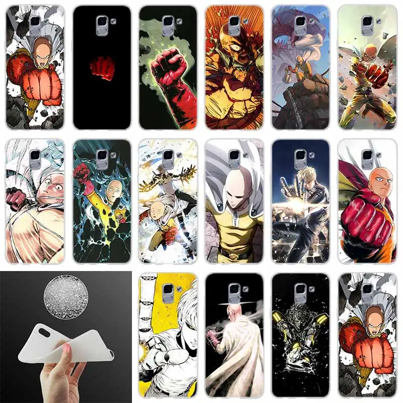 Чехол для телефона с изображением Аниме Bleach One Punch Man чехол Samsung Galaxy J6 J4 J8 J7 2018 Plus J3 J5
