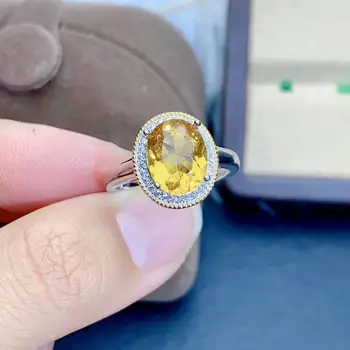 

Citrine ring Natural And Real Citrine Ring Wedding Engagement Rings for Women 925 sterling silver Citrine Ring