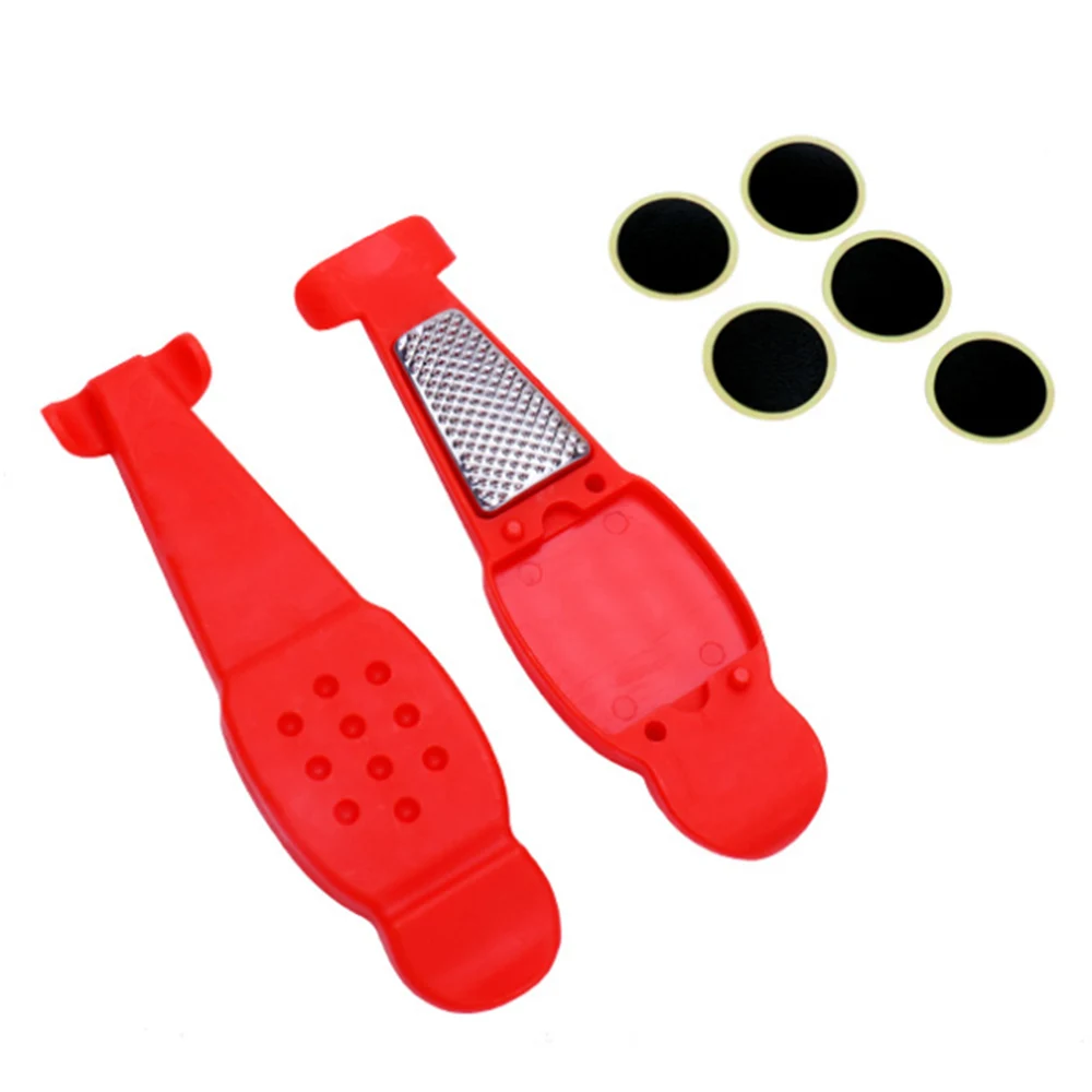 Red Bicycle Repair Tools Outdoor Cycling Bike Tire Tyre Lever Bike Wheel Repair Tire Tool Kit Set Accessories - Цвет: Red