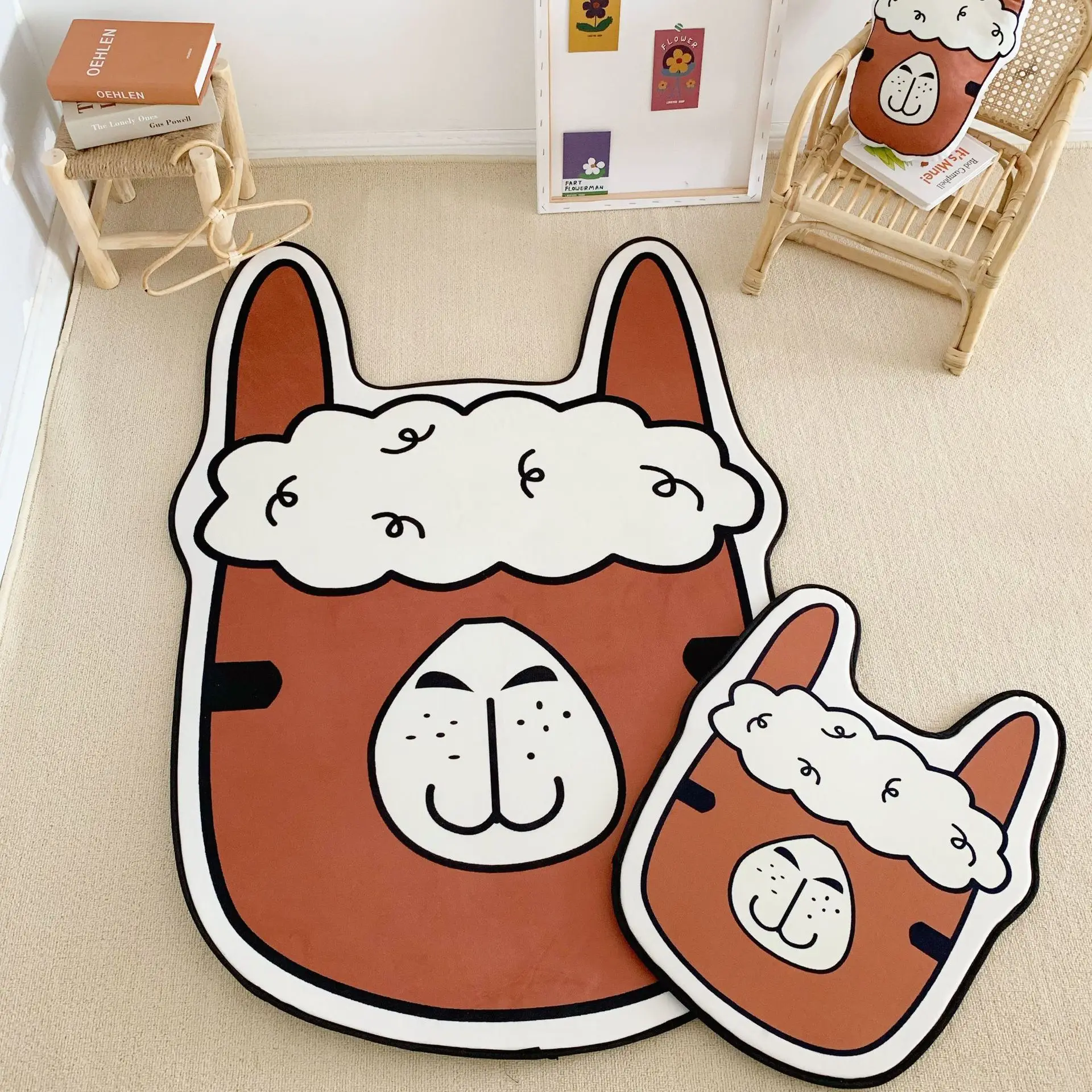 Us 12 6 40 Off Cartoon Special Floor Mat Climbing Mat Children Room Toy Doll The Children S Room Is Decorated With Floor Cushion Non Slip Mat In