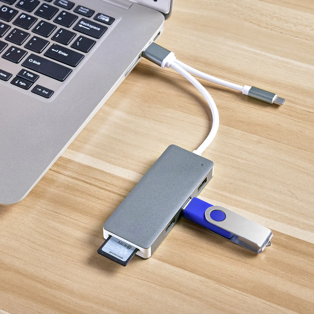 USB 3 1 Type C/ Micro USB/ 0 к x usb хаб и SD/TF кардридер Combo мульти Ugreen Тип C аксессуары 20J29|USB-хабы|