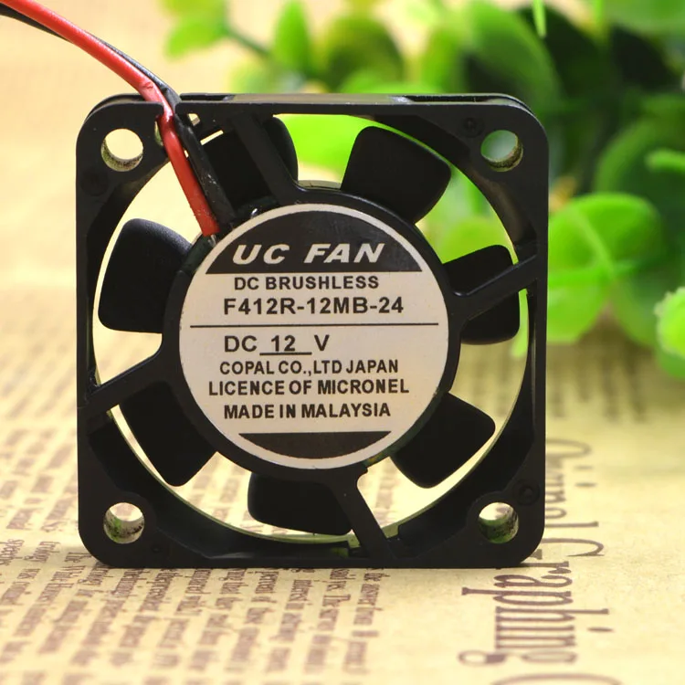 Вентилятор UC DC12V 4010 4 см F412R-24MB-11 защиты электродвигателя Вентилятор охлаждения