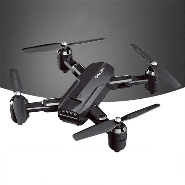 RC дроны ZD6 2,4G с 1080P HD камерой gps wifi FPV складной Квадрокоптер+ сумка - Цвет: Черный