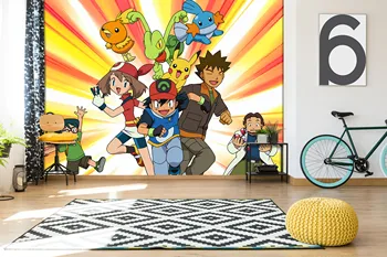 

[Self-Adhesive] 3D Murals For Pokemon 869 Japan Anime Wall Paper mural Wall Print Decal Wall Murals Belly
