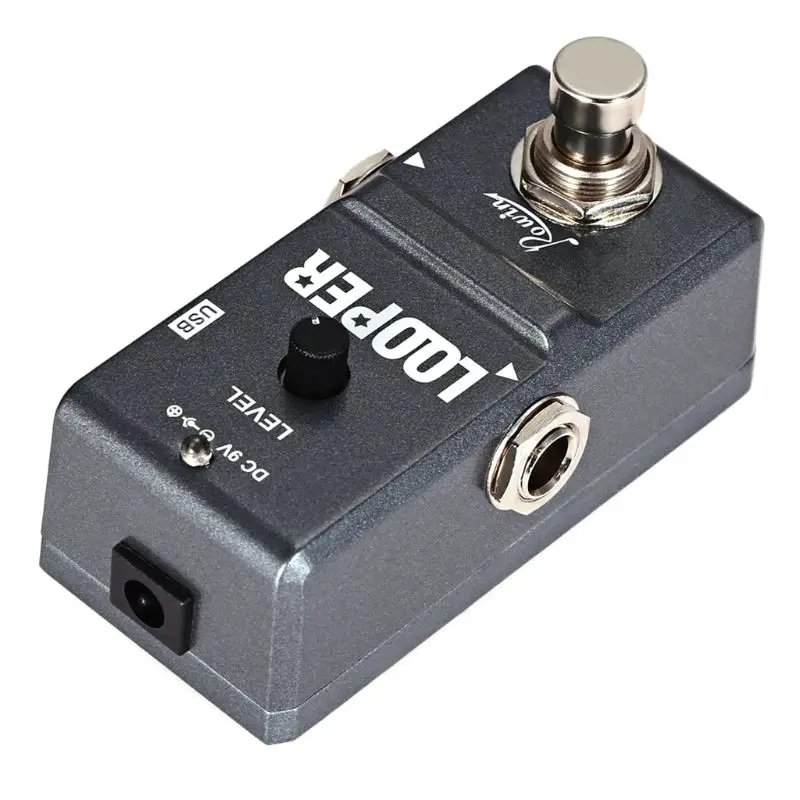 Rowin Tiny Looper педаль эффектов для электрогитары 10 минут петля неограниченное количество накладных
