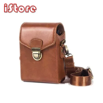 

Universal camera bag interchangeable Case PU Leather Vintage Shoulder Strap Pouch Camera Protection Carry Cover