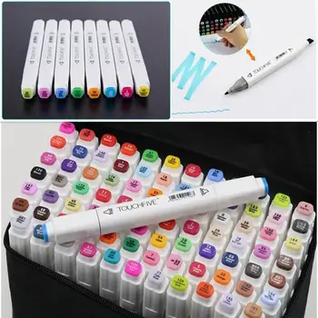 

Painting Pen Graffiti Calligraphy School Student Art Supplies Double Head Multicolor Smooth Colorful Drawing Pen Sketching