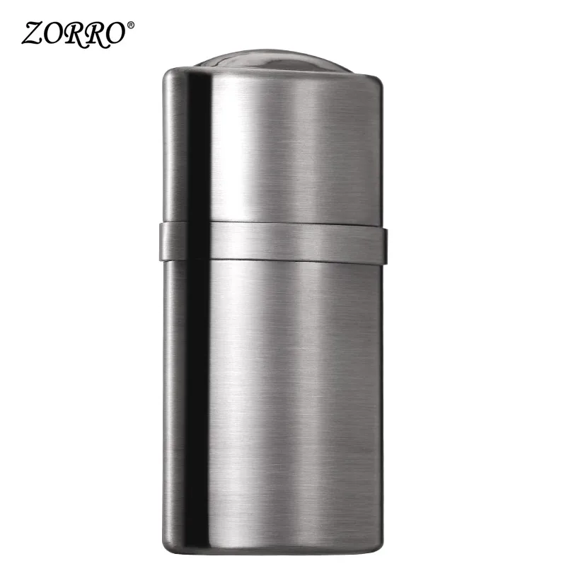 Bright chromium Зажигалки не ZippoGenuine керосиновая Зажигалка Зорро Зажигалка Европейская ретро медная машина мужской креативный подарок на день рождения бойфренда - Цвет: Bright chromium
