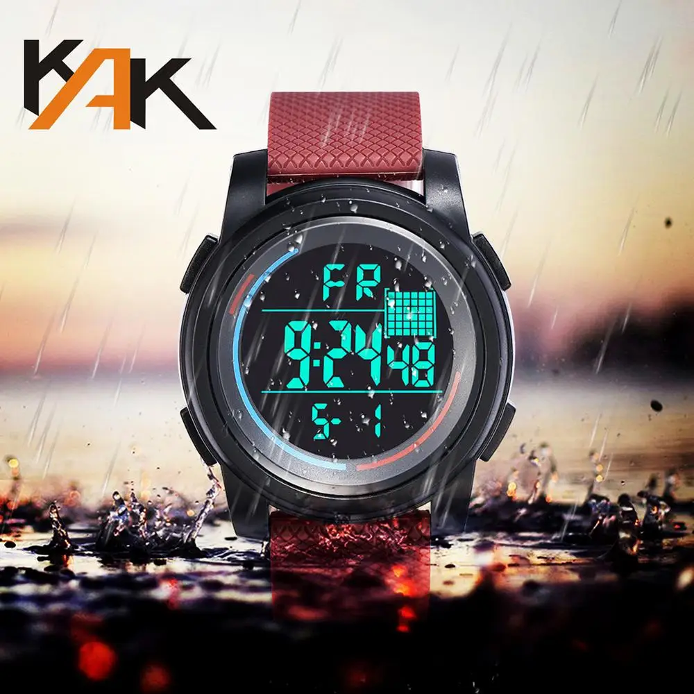 

Kak Smart Watches Hot Men High-End Sports Watch Digital Led Electronics Sport Watches For Men Smart Watch