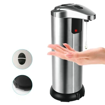 

Automatic Soap Dispenser Sensor Automatic Touch-Free Liquid Dispenser ABS Electroplated Sanitize Dispenser for Kitchen Bathroom