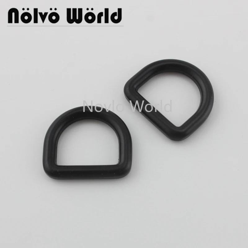 Мир Nolvo 5-20-100pcs черный цвет 19X16mm 3/4 &quotклассическое замкнутое d кольцо для