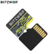 Blitzwolf BW-TF3 cartão de memória, com adaptador c10 u3 micro sd cartão 64gb cartão inteligente tf 32/64gb/128/256gb para câmera gravadora uav