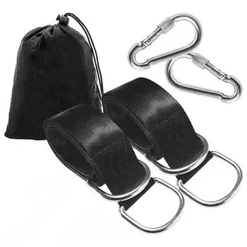 

Tree Hanging Kit Hammock Straps Set of 2 150cm Extra Long Load Capacity OutDoor Camping Hiking Hammock Hanging Belt CNIM Hot