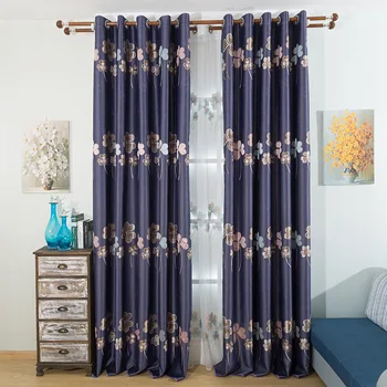 

Full Polyester Ceiling Embroidery High-shading Curtains for Living Dining Room Bedroom.