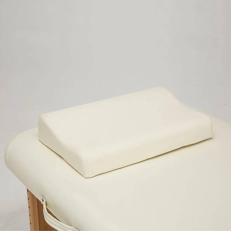Тату ресницы красота спа для массажной кровати искусственная кожа подушка для шеи Бытовая Губка s-образные подушки для домашнего массажного стола красный черный
