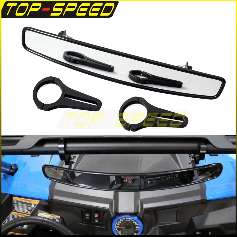 Morsetti Per Gabbia Roll Bar Specchietto Retrovisore Utv Nero Da 1.75 "Per Honda Pioneer 1000 Big Red 1.75" Yamaha Rhinestone Os 450 660 700